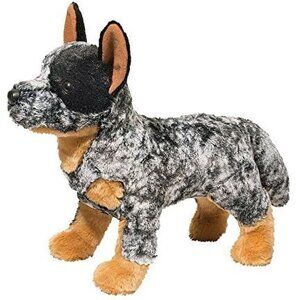 Kids Toys Bolt Australian Cattle Dog Soft Plush Stuffed Animal 16" Inches Black